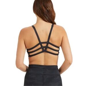 Vuori Black Camo Yosemite Sports Bra Medium